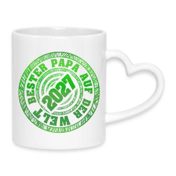 2027 - Mug with Heart-Shaped Handle - white - Right
