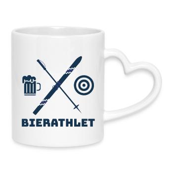 ATHLÈTE DE LA BIÈRE - Mug avec anse en forme de cœur - blanc - Droite