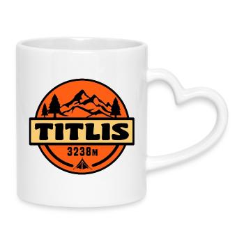 Titlis - Mug with Heart-Shaped Handle - white - Right