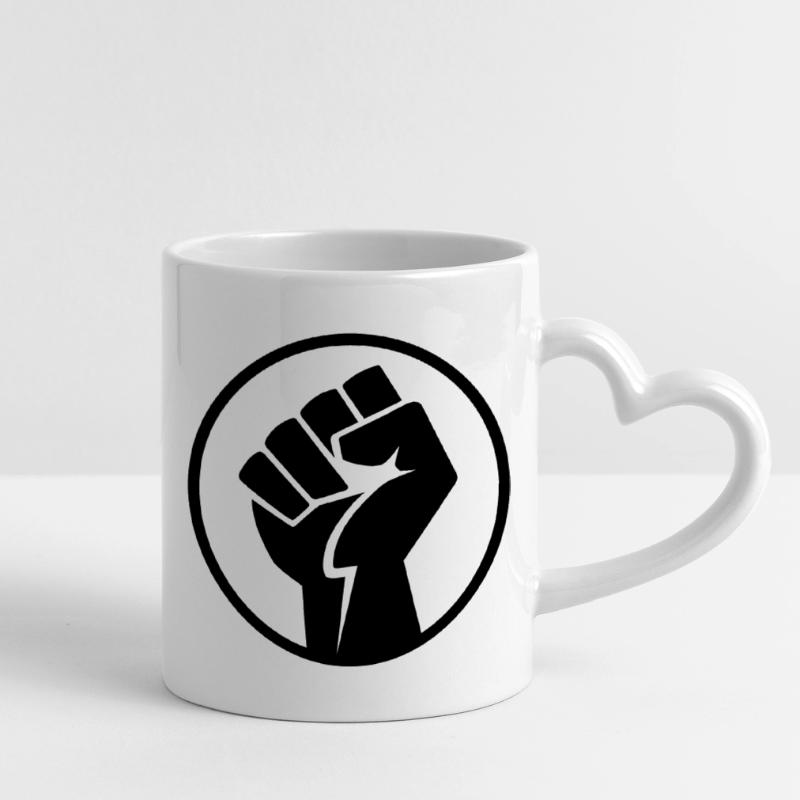 Faust Icon v.2 (Couleur changeable) Mug avec anse en forme de cœur