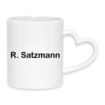 R. Satzmann - Tasse mit Herzhenkel - Weiß - Rechts