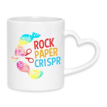 Strukturformel Molekül - Tasse mit Herzhenkel - Weiß - Rechts
