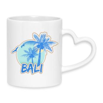 Fêtes de Bali - Mug avec anse en forme de cœur - blanc - Droite