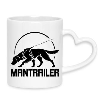 Golden Retriever MANTRAILER Chiens de recherche Chien - Mug avec anse en forme de cœur - blanc - Droite