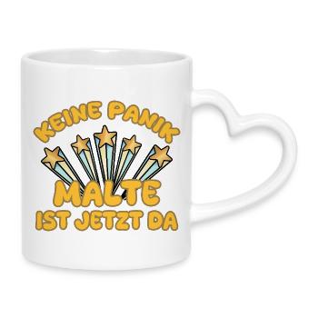 Dire Malte - Mug avec anse en forme de cœur - blanc - Droite