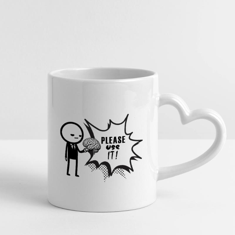 pls_use_it Mug avec anse en forme de cœur