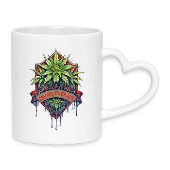Sour Tangie - Tasse mit Herzhenkel - Weiß - Rechts