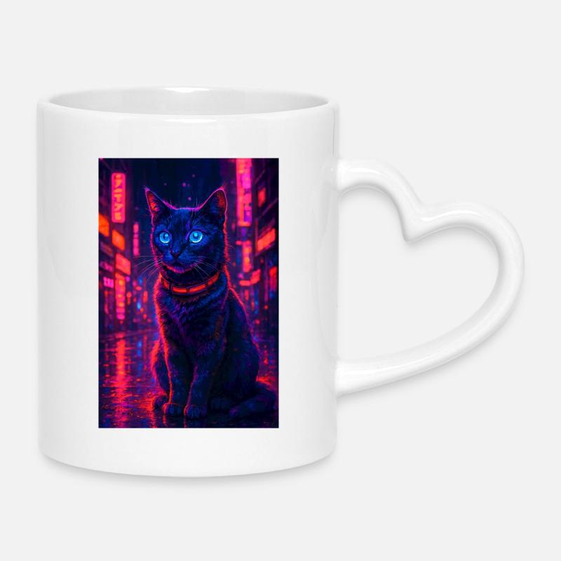 RockyZoo26 - Tasse mit Herzhenkel - Weiß