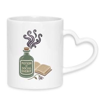 Booktok Fantasy Bookish Humor Geschenk Für - Tasse mit Herzhenkel - Weiß - Rechts