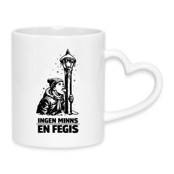 Lâche lèche la barre - Mug avec anse en forme de cœur - blanc - Droite