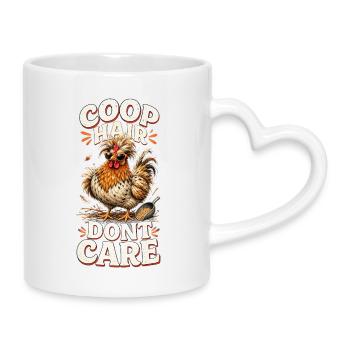 COOP HAIR DONT CARE - Tasse mit Herzhenkel - Weiß - Rechts