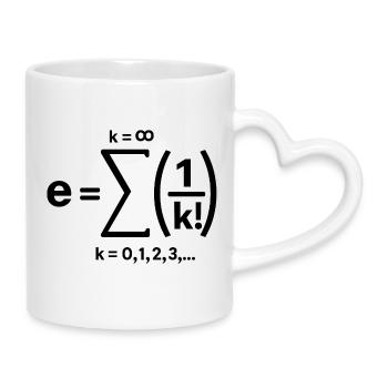 base_log_natural - Tasse mit Herzhenkel - Weiß - Rechts