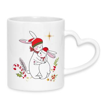 Advent - Mug with Heart-Shaped Handle - white - Right