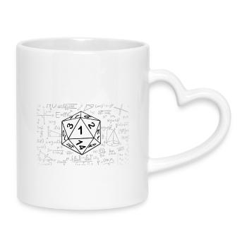 Ne vous inquiétez pas, j'ai un plan RPG Citation Jeu de société - Mug avec anse en forme de cœur - blanc - Droite