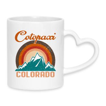 Cotopaxi Colorado - Tasse mit Herzhenkel - Weiß - Rechts