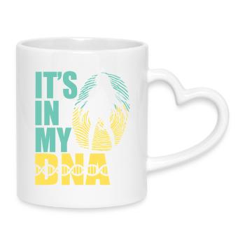 Anime Manga Otaku Kawaii Japon Cosplay Dns dna - Mug avec anse en forme de cœur - blanc - Droite