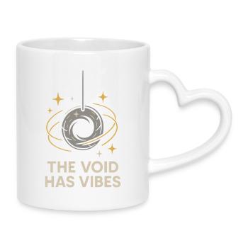 Nichts Ist Wichtig Nihilismus Absurder Humor - Tasse mit Herzhenkel - Weiß - Rechts