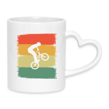 Bmx - Tasse mit Herzhenkel - Weiß - Rechts