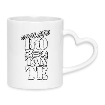 Tante - Mug avec anse en forme de cœur - blanc - Droite