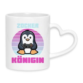 gamble - Mug with Heart-Shaped Handle - white - Right