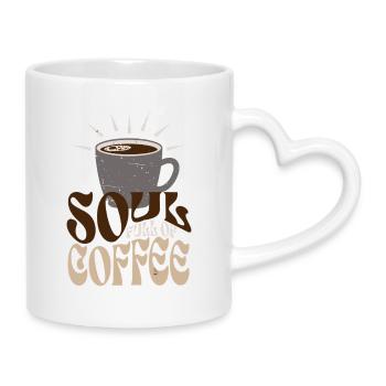 Kaffeeliebhaber - Spruch - Tasse mit Herzhenkel - Weiß - Rechts