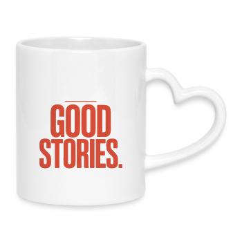 Bad Choices Make Good Stories Festival Party Trip - Mug with Heart-Shaped Handle - white - Right