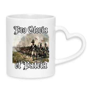 Preußische Armee | Preußen Uniform | Preußisches  - Tasse mit Herzhenkel - Weiß - Rechts
