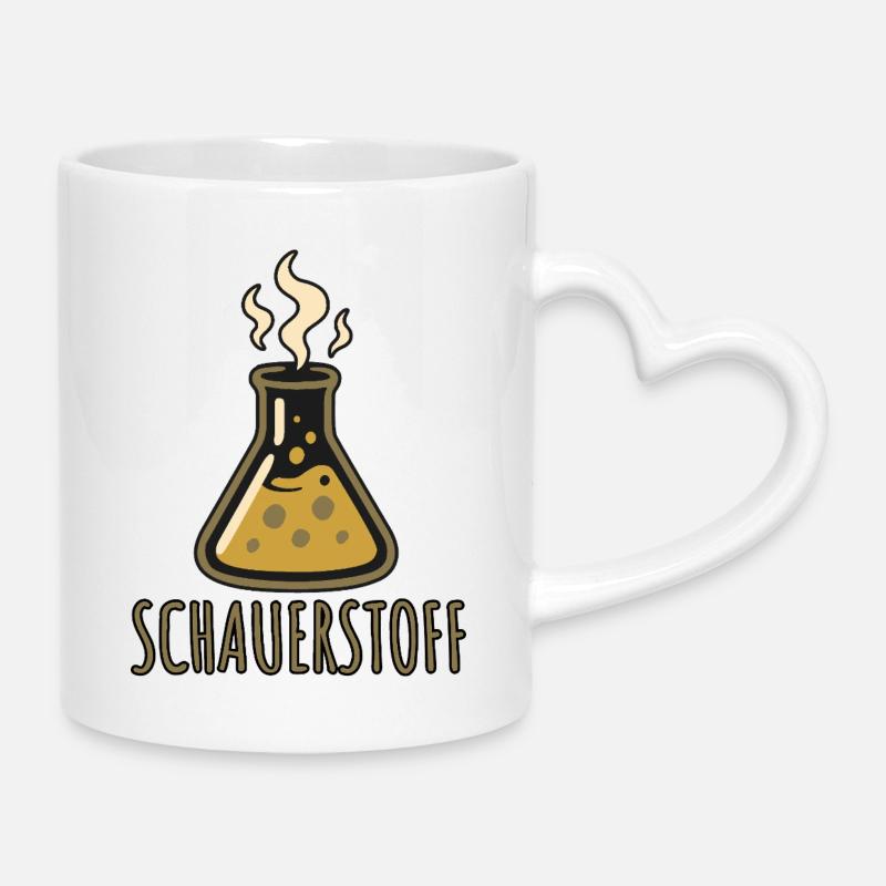 Horror Cloth - Halloween 2025 - Mug with Heart-Shaped Handle - white