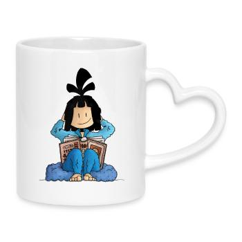Scott - the super workshop manual / - Mug with Heart-Shaped Handle - white - Right