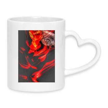Kaputte Kamera Teil 4 - Tasse mit Herzhenkel - Weiß - Rechts