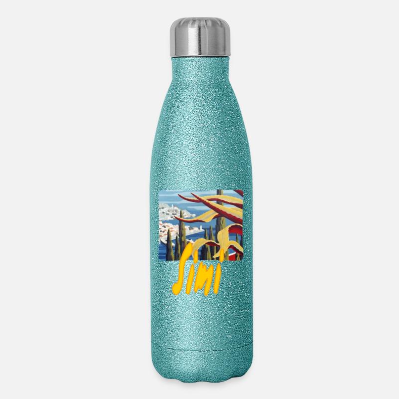 Simi - Glitzer Isolierflasche 500 ml - Blau Glitzer