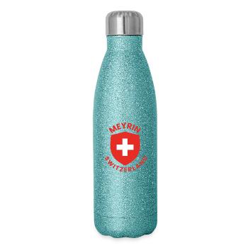 Meyrin Schweiz Shield - Glitter Thermal Bottle 500 ml - blue glitter - Right