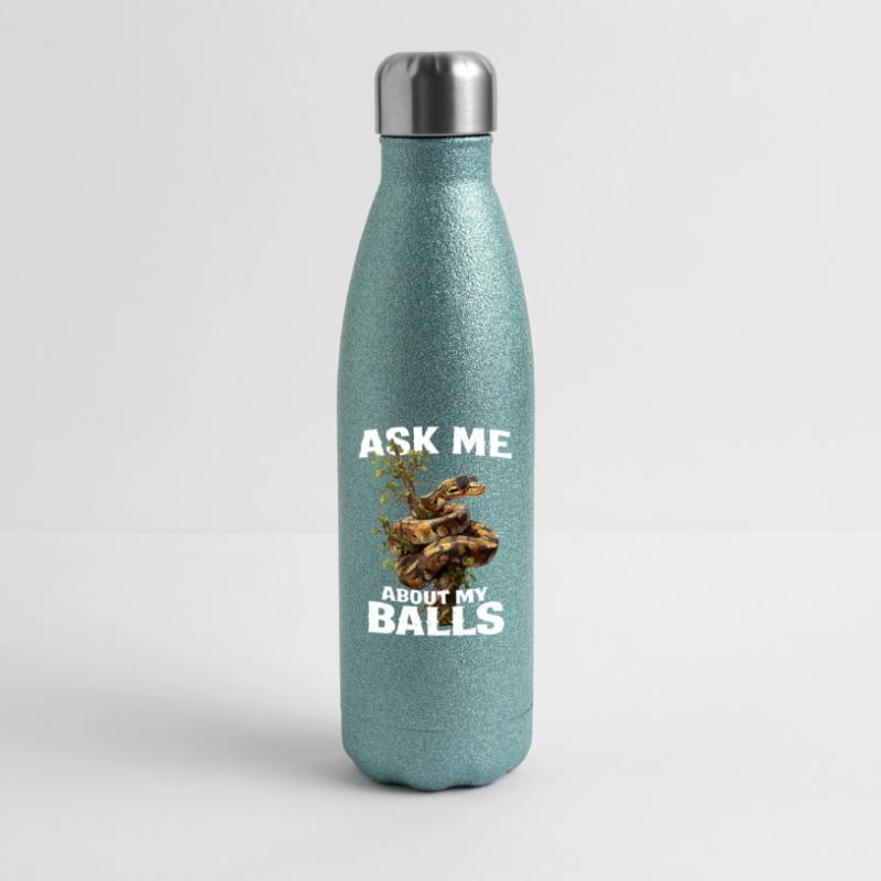 Python roi Serpents Amateurs de terrarium Python Gourde isotherme pailletée 500 ml