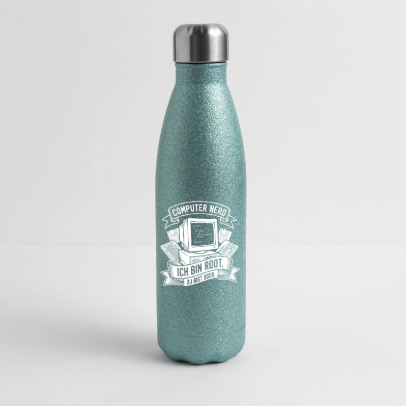 I'm a Root Computer Nerd Glitter Thermal Bottle 500 ml