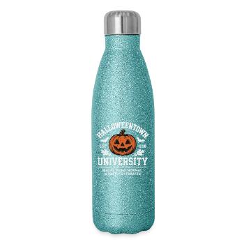 Halloweentown University - Halloween Design Motif - Glitter Thermal Bottle 500 ml - blue glitter - Right