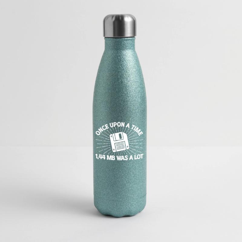 Programmierer Coden Statement Developer Skripting Glitzer Isolierflasche 500 ml