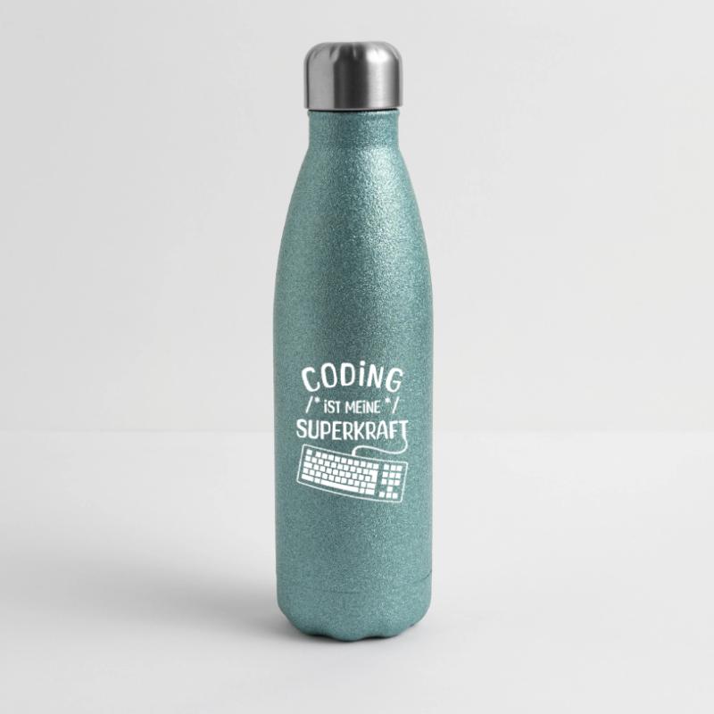 Instruction de script de code Développeur Computergeek Gourde isotherme pailletée 500 ml