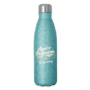 Februar 1971  - Glitzer Isolierflasche 500 ml - Blau Glitzer - Rechts
