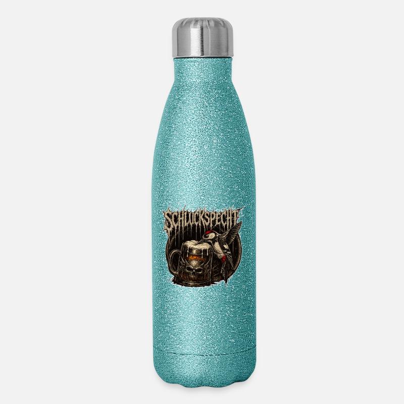 boozer - Glitter Thermal Bottle 500 ml - blue glitter