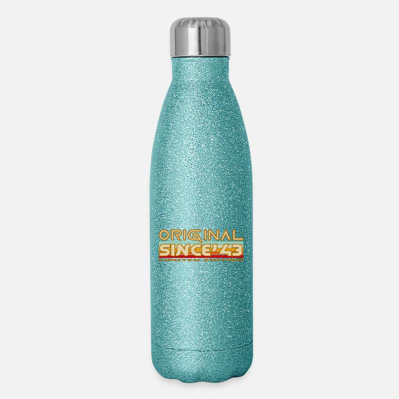 Originale Depuis 43 Édition limitée - Gourde isotherme pailletée 500 ml - paillettes bleues