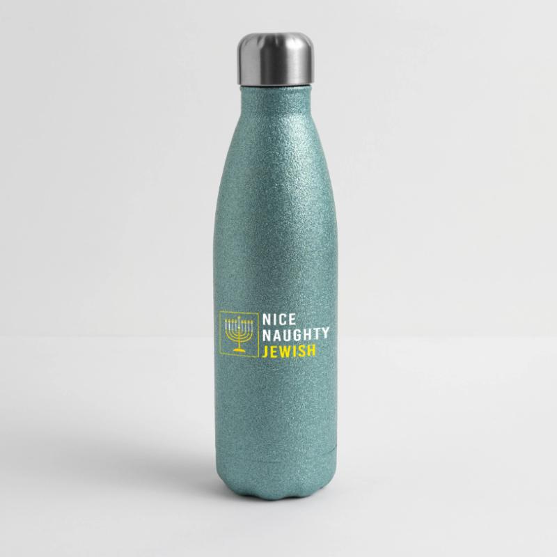 Hanoukka Hanoukka Hanoukka Gourde isotherme pailletée 500 ml