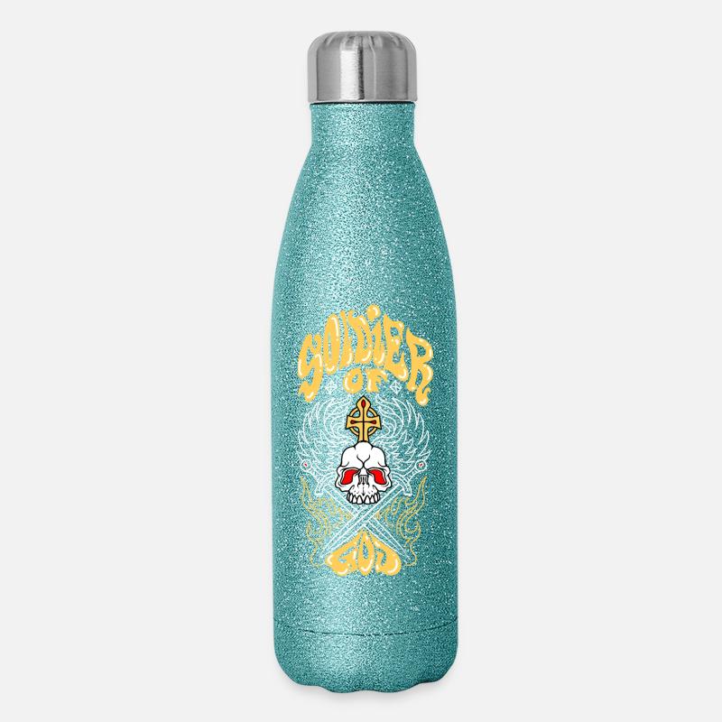 SOG 2 - Glitter Thermal Bottle 500 ml - blue glitter