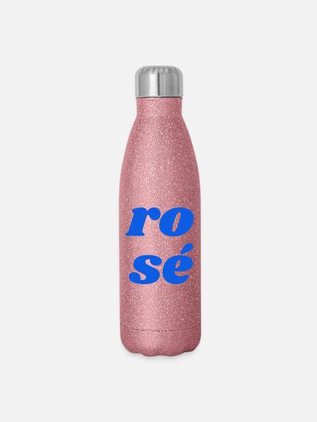 ro sé - Glitzer Isolierflasche 500 ml - Pink Glitzer