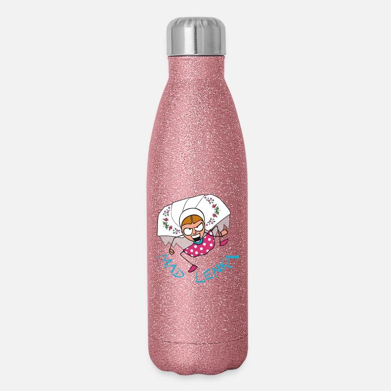 MADLENKA - DS - Glitter Thermal Bottle 500 ml - pink glitter
