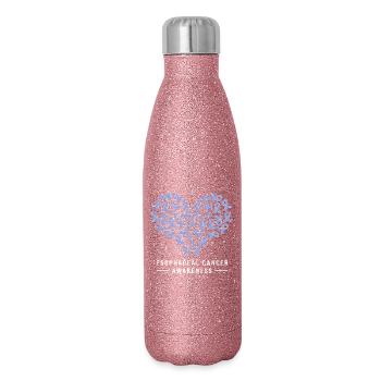 Cancer Esophagus Chemo Cancer Survivor - Glitter Thermal Bottle 500 ml - pink glitter - Right