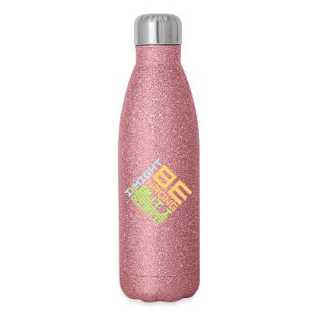 I Might Be Wrong But I Doubt It Funny Sarcastic - Glitter Thermal Bottle 500 ml - pink glitter - Right