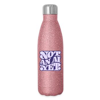 Not an AI yet - Glitter Thermal Bottle 500 ml - pink glitter - Right