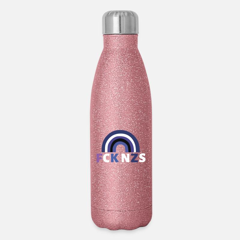 FCK NZS - Glitter Thermal Bottle 500 ml - pink glitter