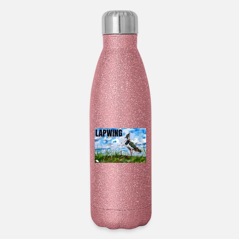 LAPWING - Glitter Thermal Bottle 500 ml - pink glitter