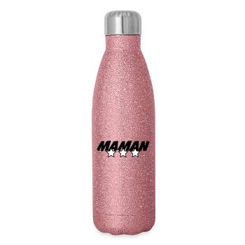 Maman d'Amour - Mother's Day - Glitter Thermal Bottle 500 ml - pink glitter - Right